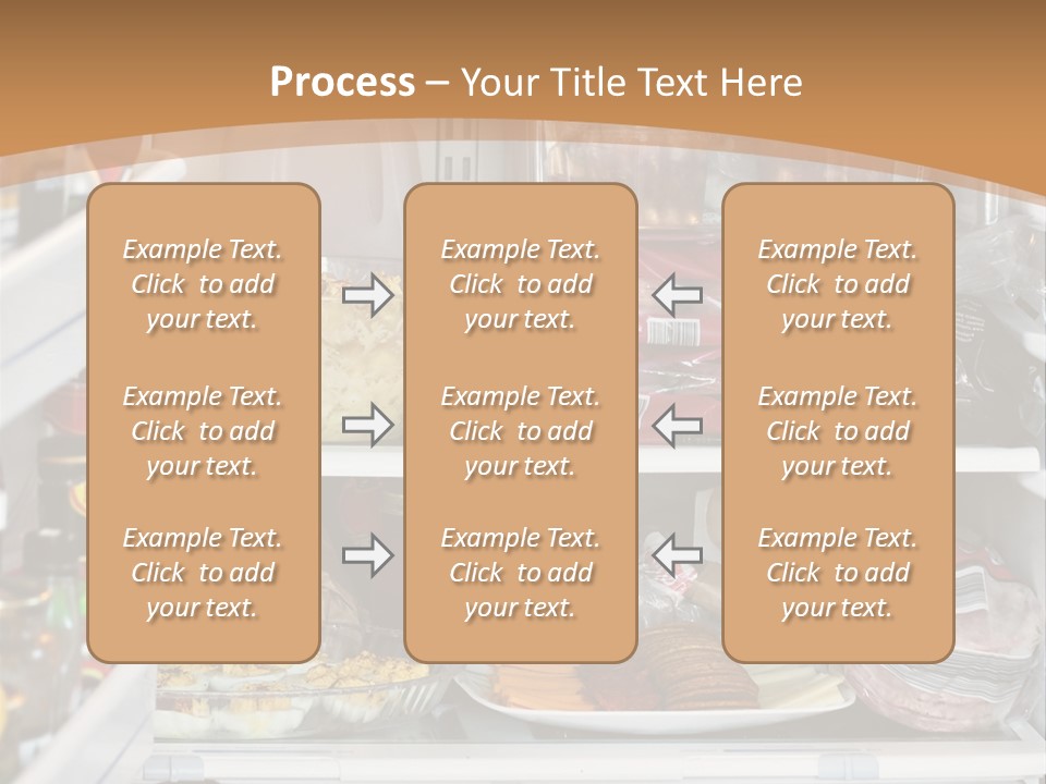 Party Products Refrigerator PowerPoint Template