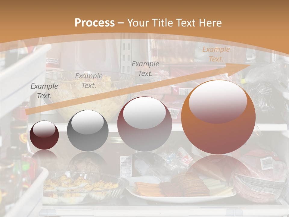 Party Products Refrigerator PowerPoint Template