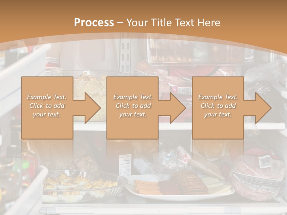 Party Products Refrigerator PowerPoint Template