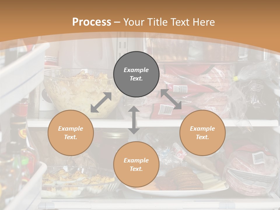 Party Products Refrigerator PowerPoint Template