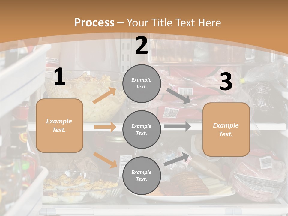 Party Products Refrigerator PowerPoint Template