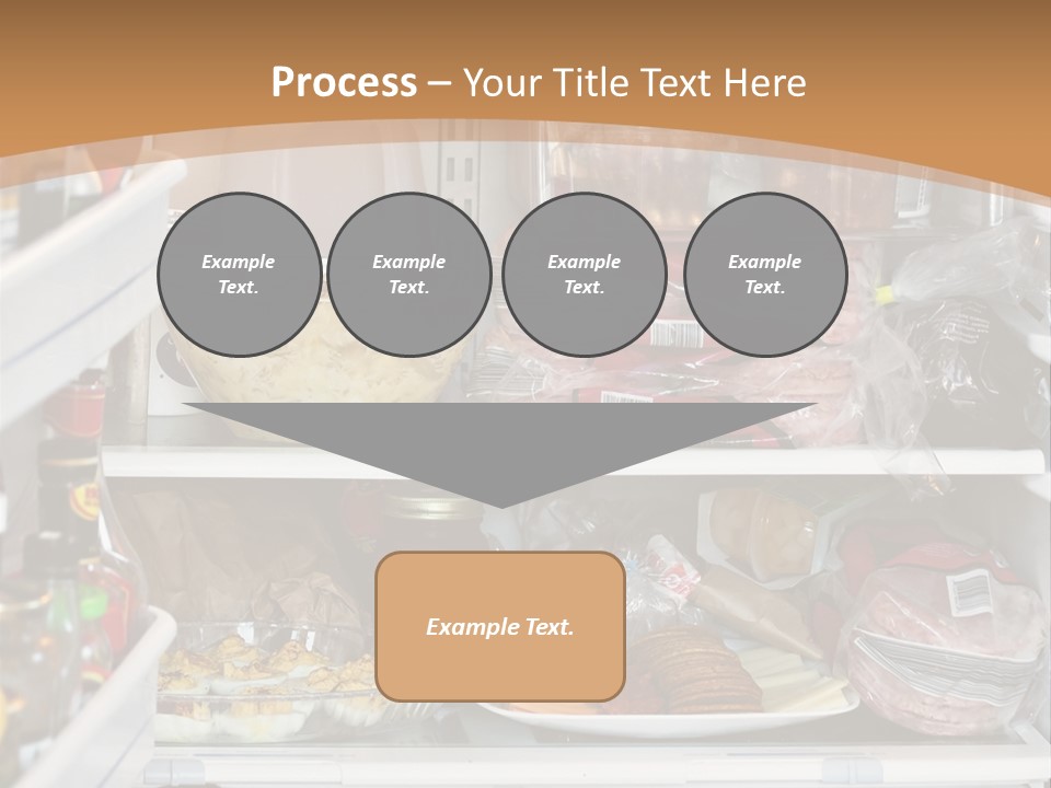 Party Products Refrigerator PowerPoint Template