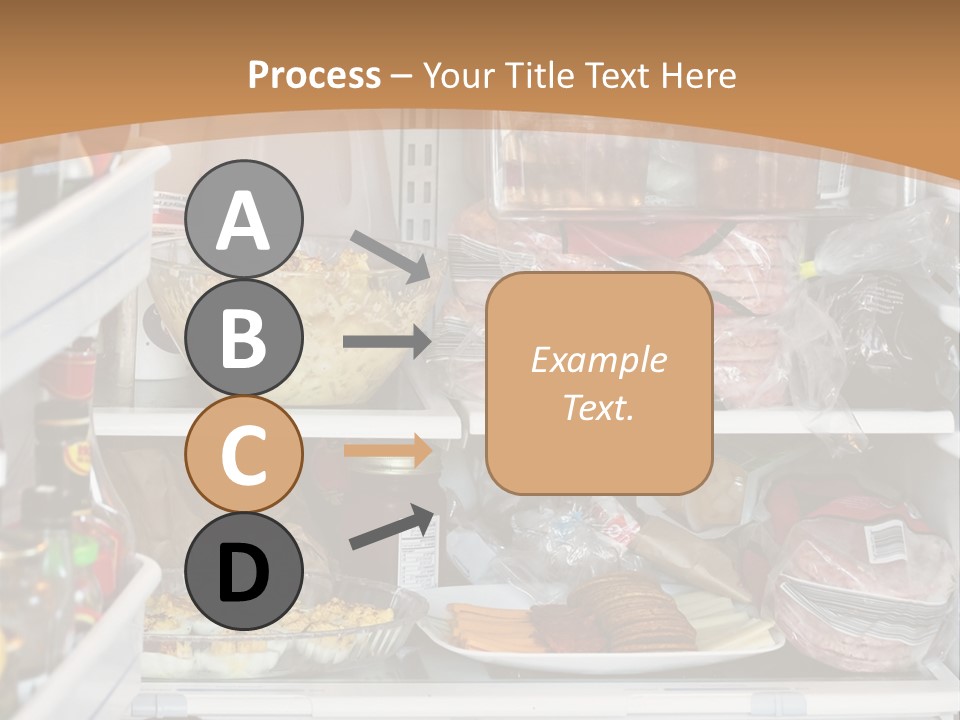 Party Products Refrigerator PowerPoint Template