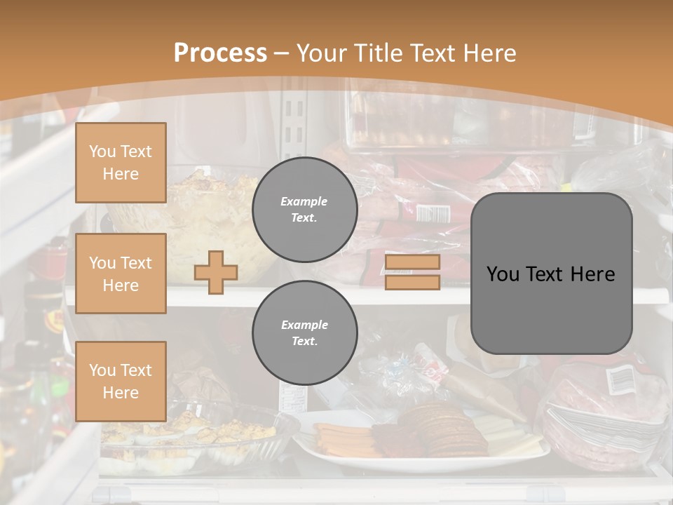 Party Products Refrigerator PowerPoint Template