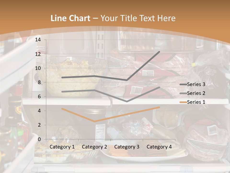 Party Products Refrigerator PowerPoint Template
