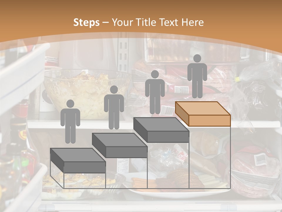 Party Products Refrigerator PowerPoint Template