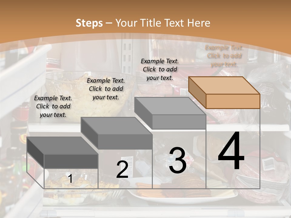 Party Products Refrigerator PowerPoint Template