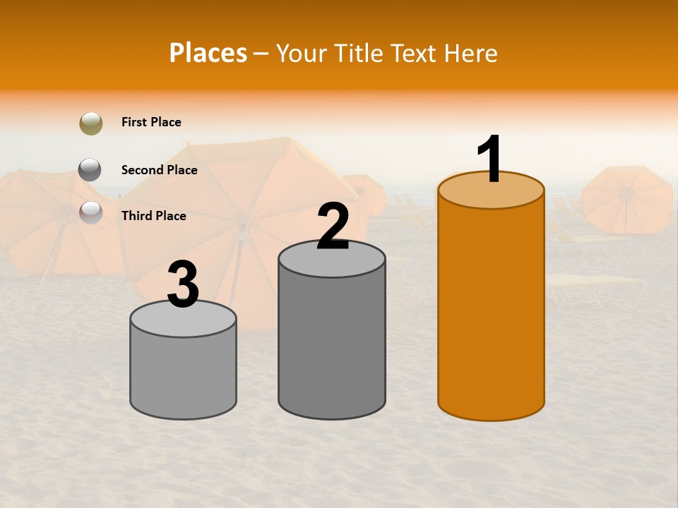 Relaxation Sand Places PowerPoint Template