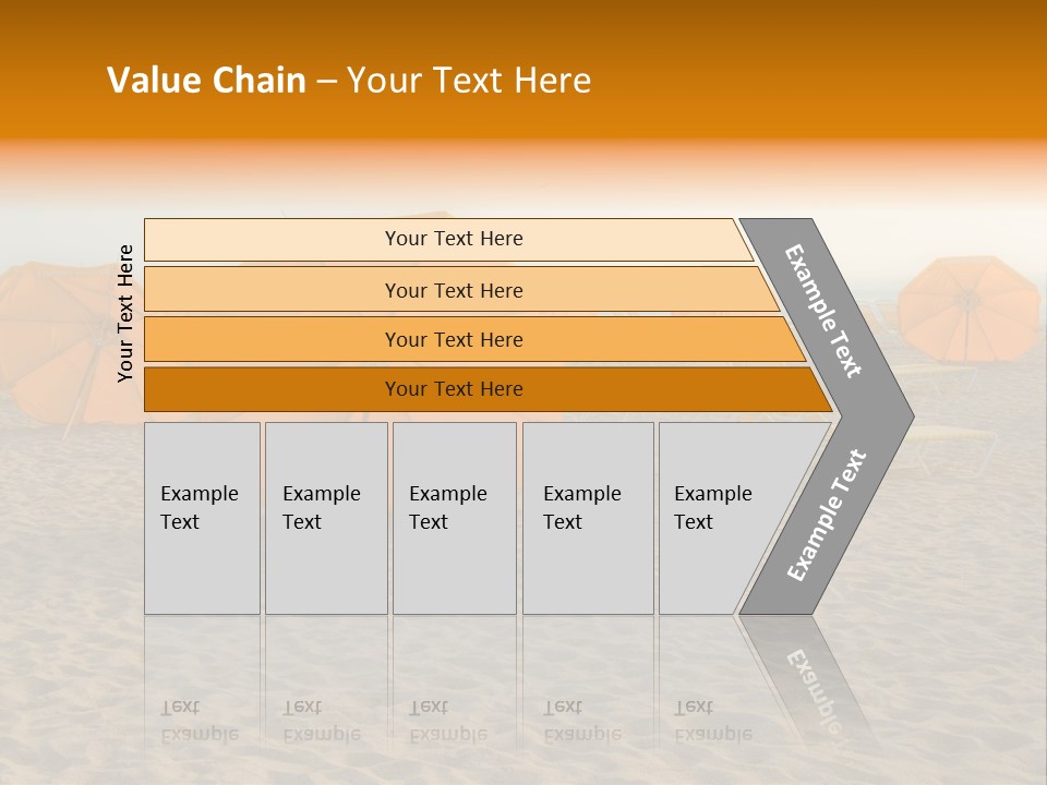 Relaxation Sand Places PowerPoint Template