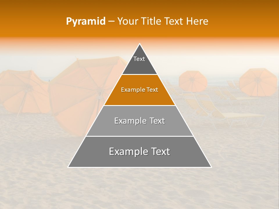 Relaxation Sand Places PowerPoint Template