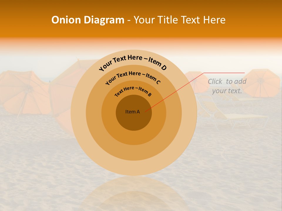 Relaxation Sand Places PowerPoint Template