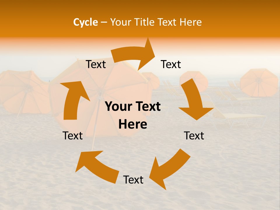 Relaxation Sand Places PowerPoint Template