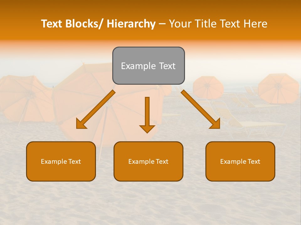 Relaxation Sand Places PowerPoint Template