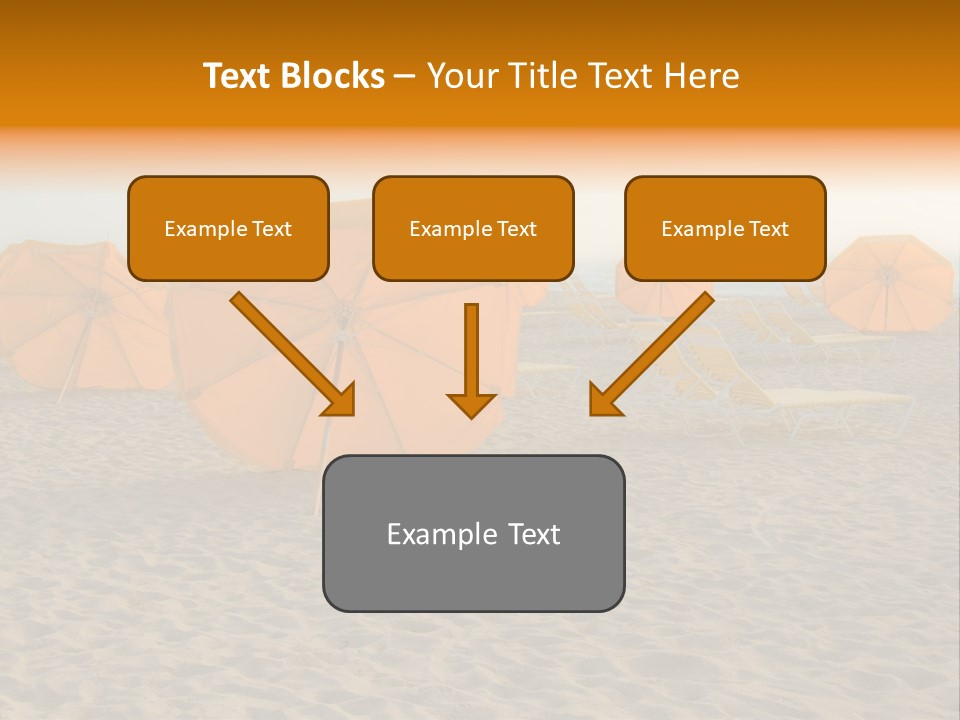 Relaxation Sand Places PowerPoint Template
