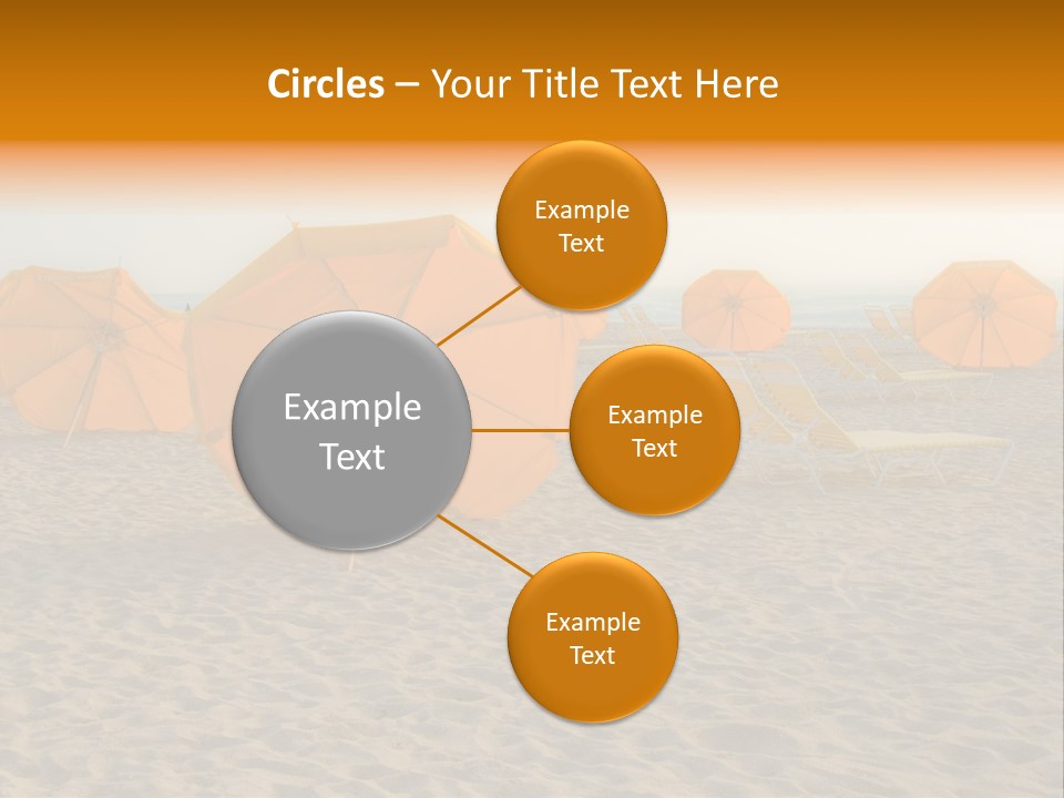 Relaxation Sand Places PowerPoint Template