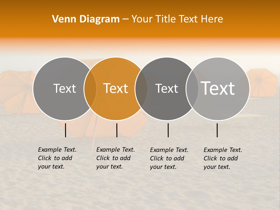 Relaxation Sand Places PowerPoint Template