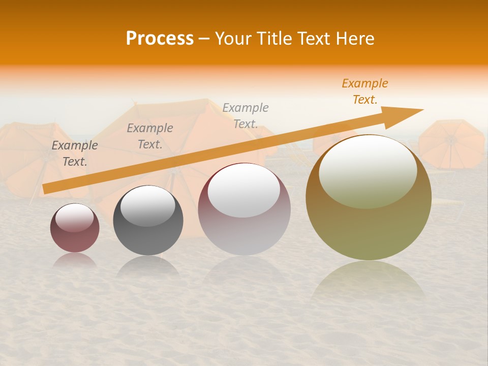 Relaxation Sand Places PowerPoint Template