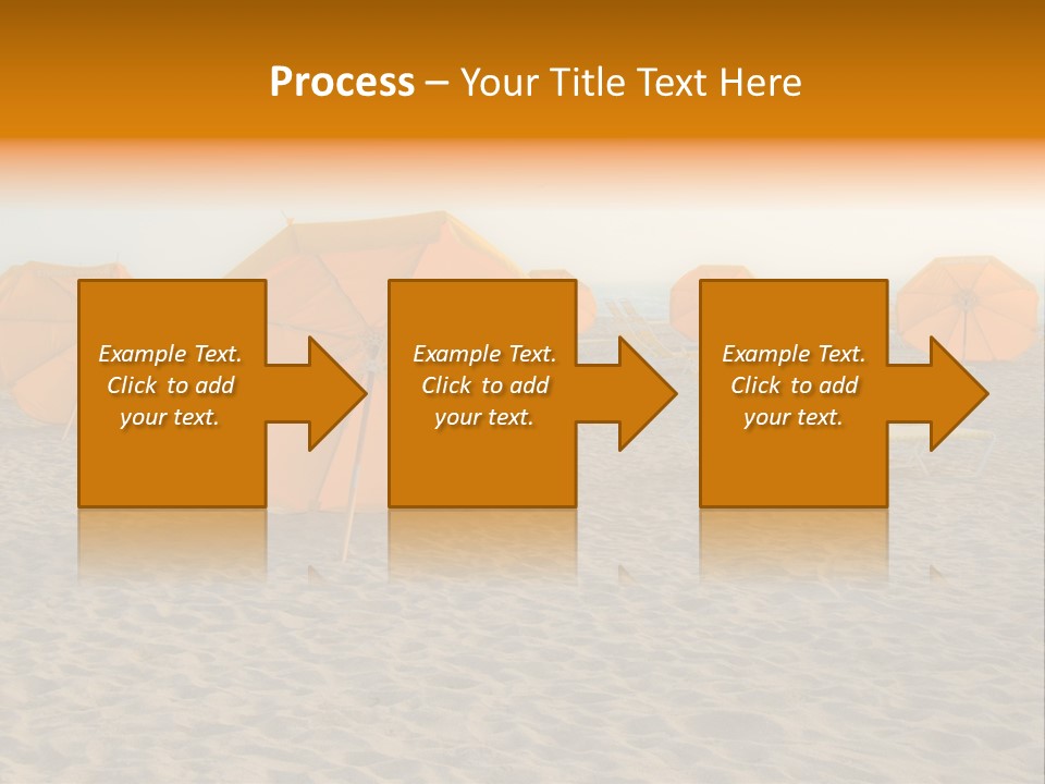 Relaxation Sand Places PowerPoint Template