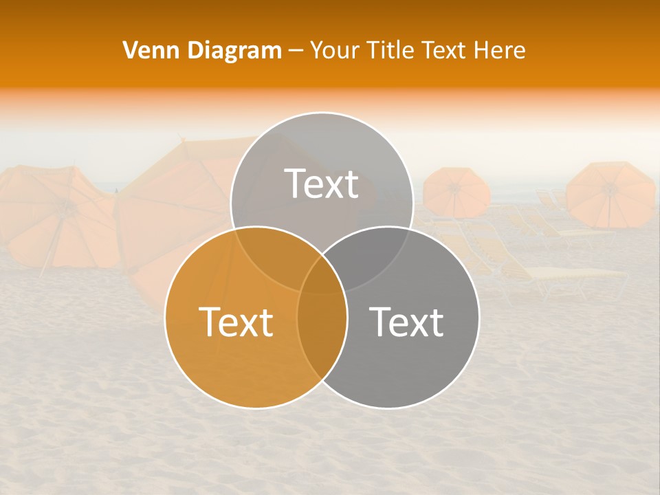 Relaxation Sand Places PowerPoint Template