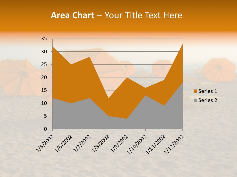 Relaxation Sand Places PowerPoint Template
