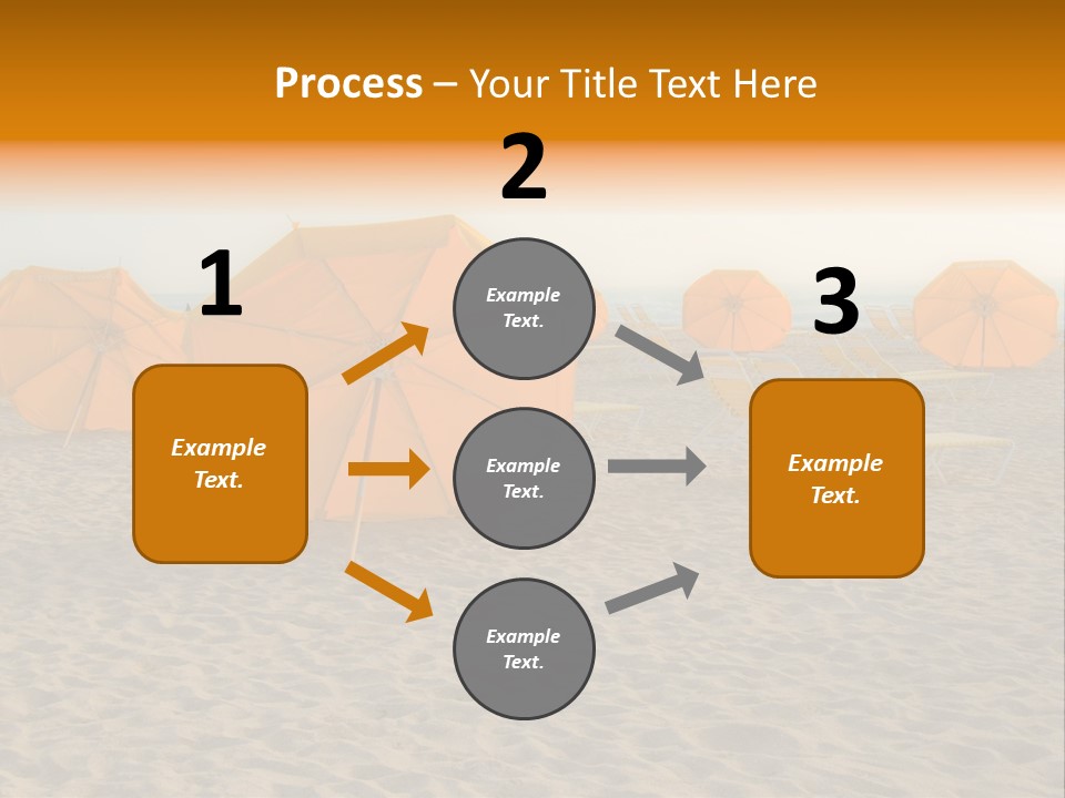 Relaxation Sand Places PowerPoint Template