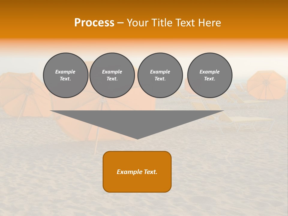 Relaxation Sand Places PowerPoint Template