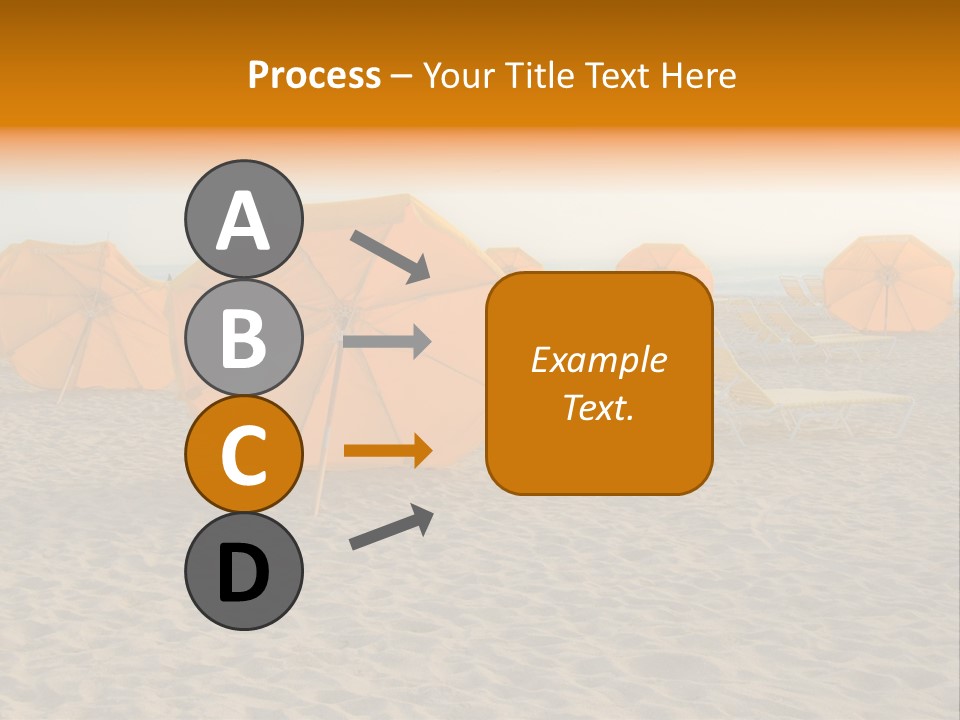 Relaxation Sand Places PowerPoint Template