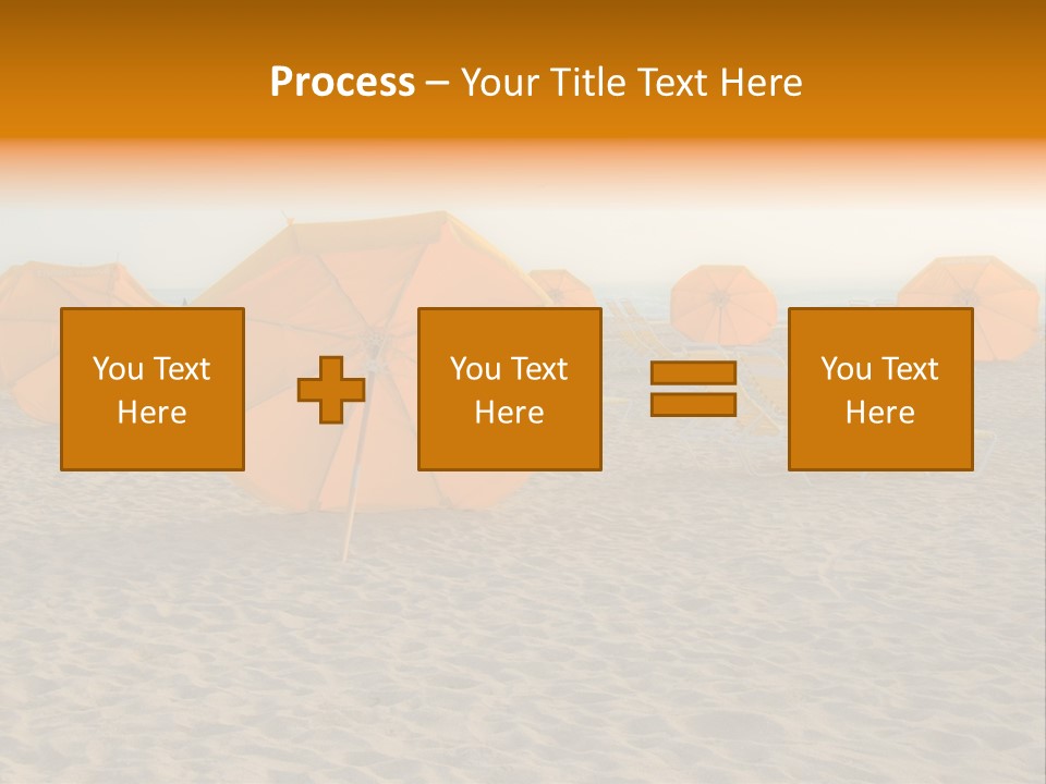 Relaxation Sand Places PowerPoint Template