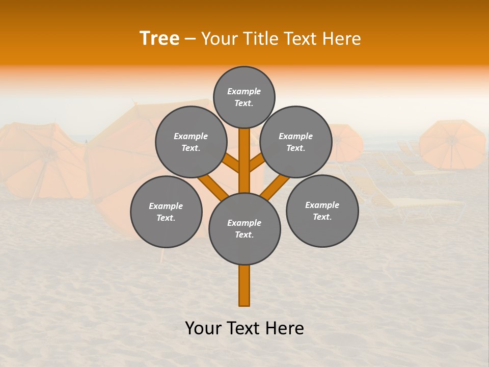 Relaxation Sand Places PowerPoint Template