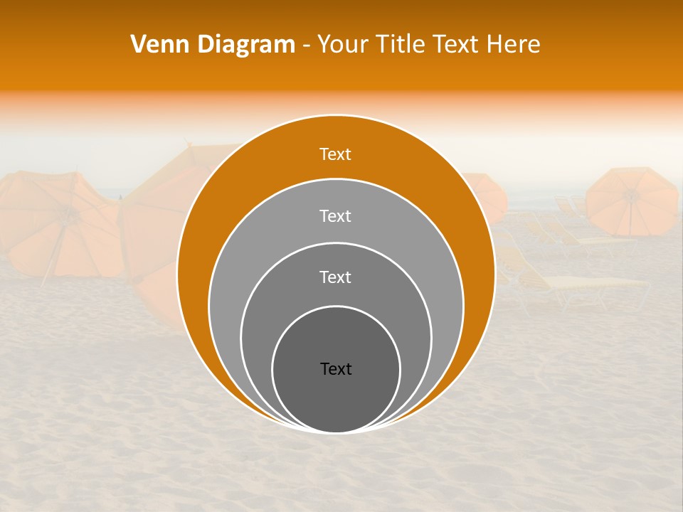 Relaxation Sand Places PowerPoint Template