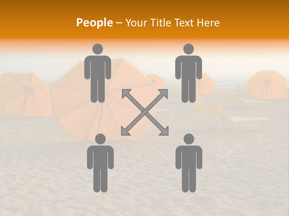 Relaxation Sand Places PowerPoint Template