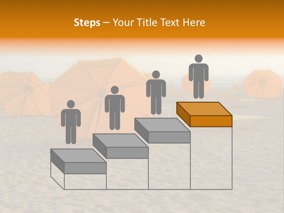 Relaxation Sand Places PowerPoint Template