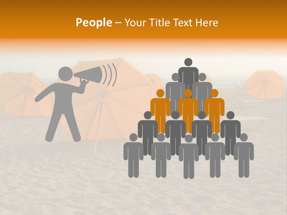 Relaxation Sand Places PowerPoint Template