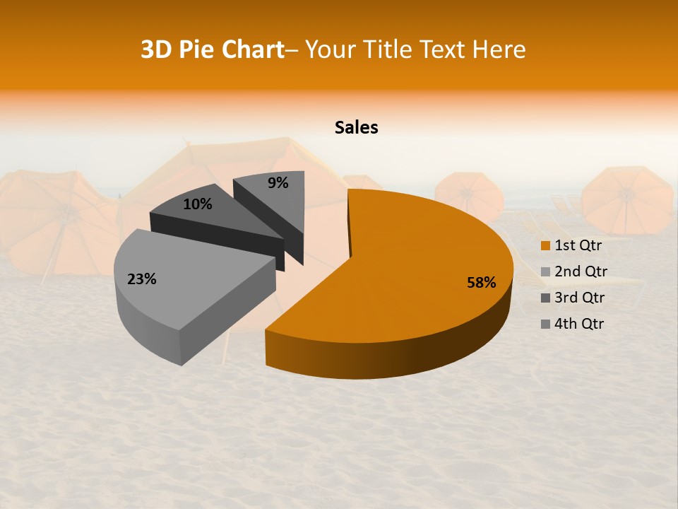 Relaxation Sand Places PowerPoint Template