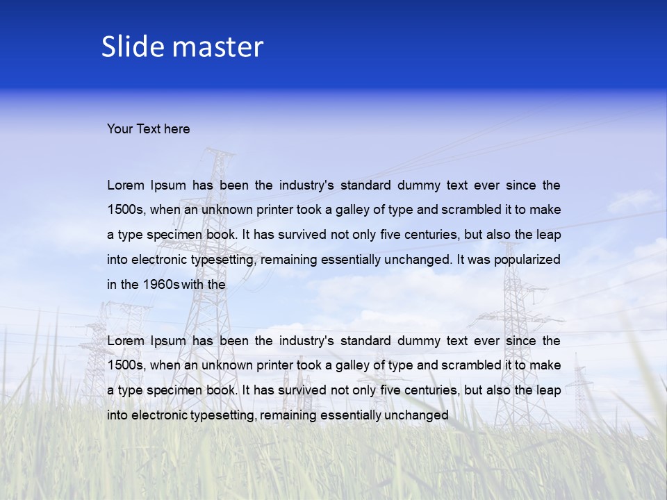 Rubber Background Studs PowerPoint Template