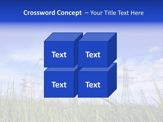 Rubber Background Studs PowerPoint Template