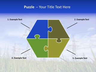 Rubber Background Studs PowerPoint Template