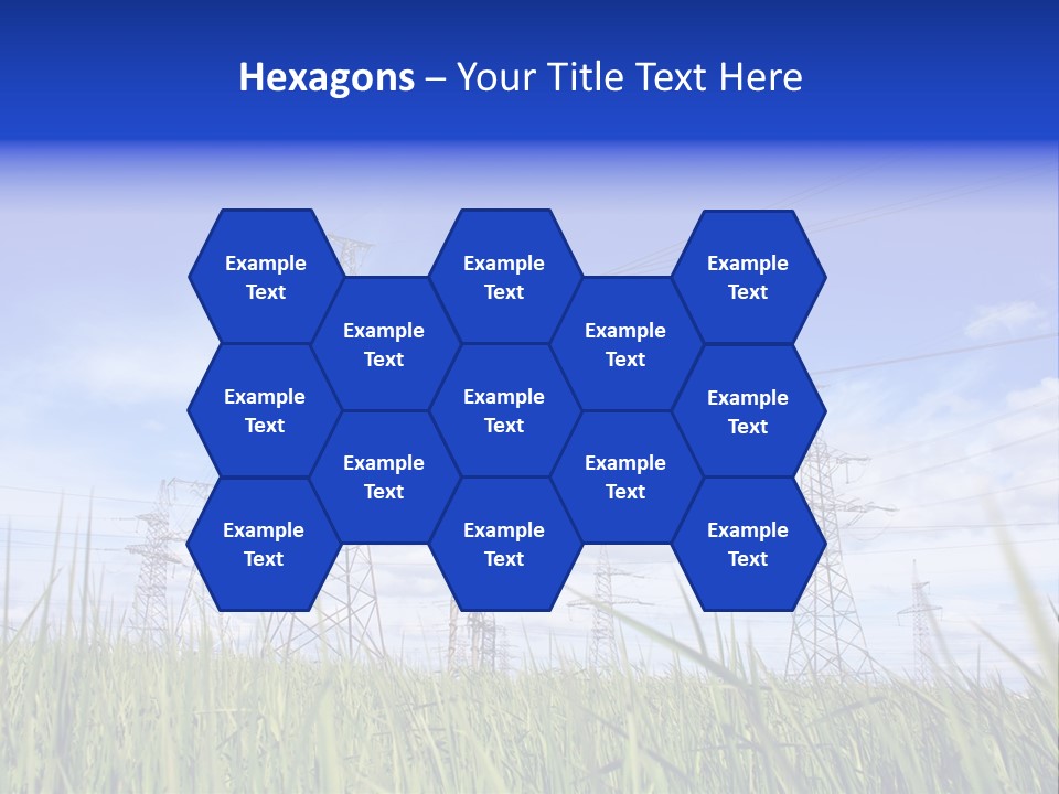 Rubber Background Studs PowerPoint Template