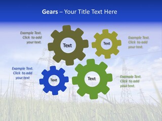 Rubber Background Studs PowerPoint Template