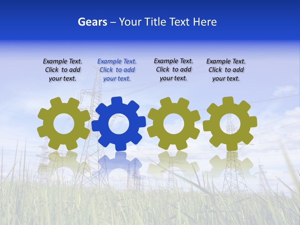 Rubber Background Studs PowerPoint Template