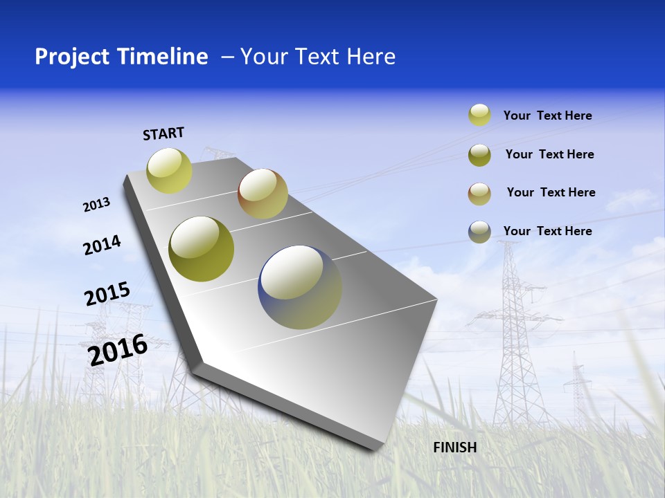 Rubber Background Studs PowerPoint Template