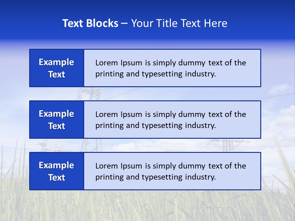 Rubber Background Studs PowerPoint Template