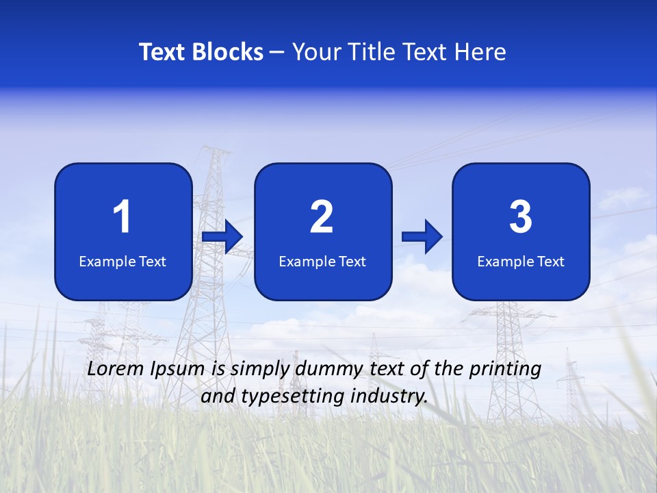 Rubber Background Studs PowerPoint Template