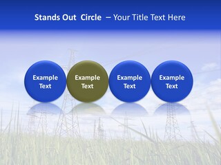 Rubber Background Studs PowerPoint Template