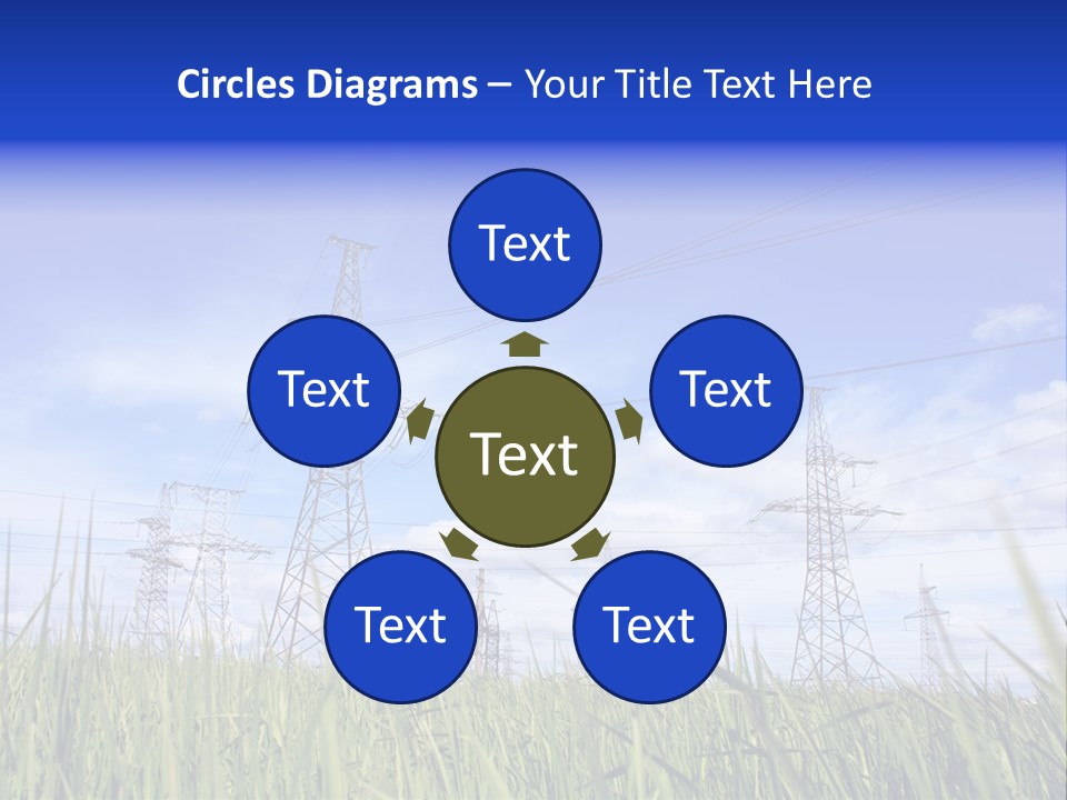 Rubber Background Studs PowerPoint Template