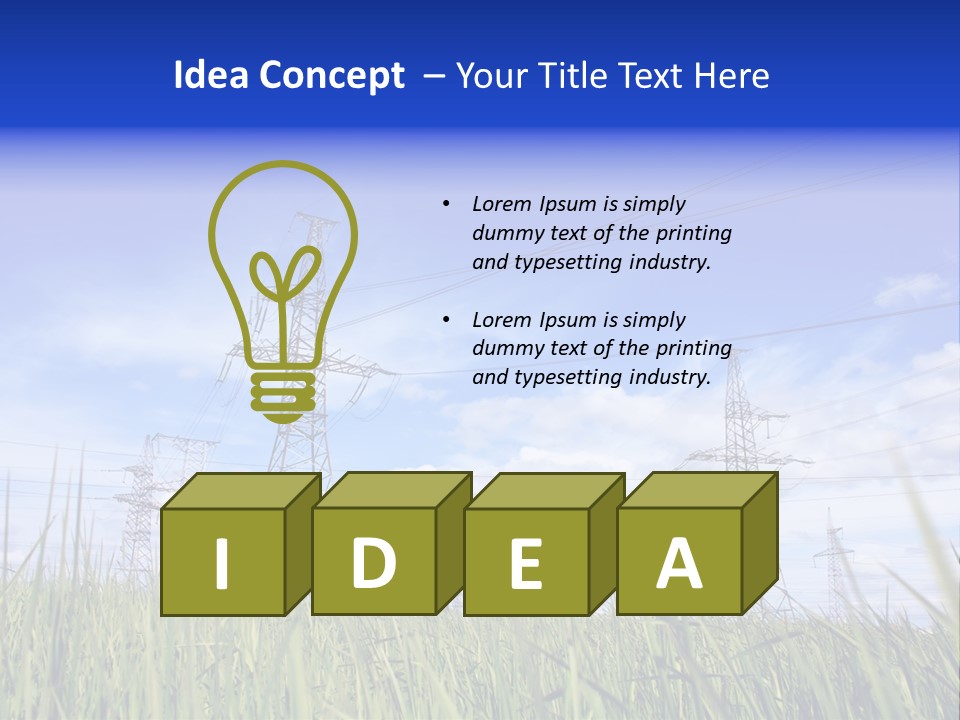 Rubber Background Studs PowerPoint Template