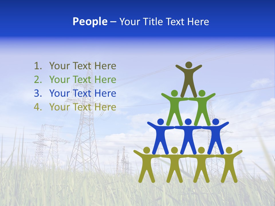 Rubber Background Studs PowerPoint Template