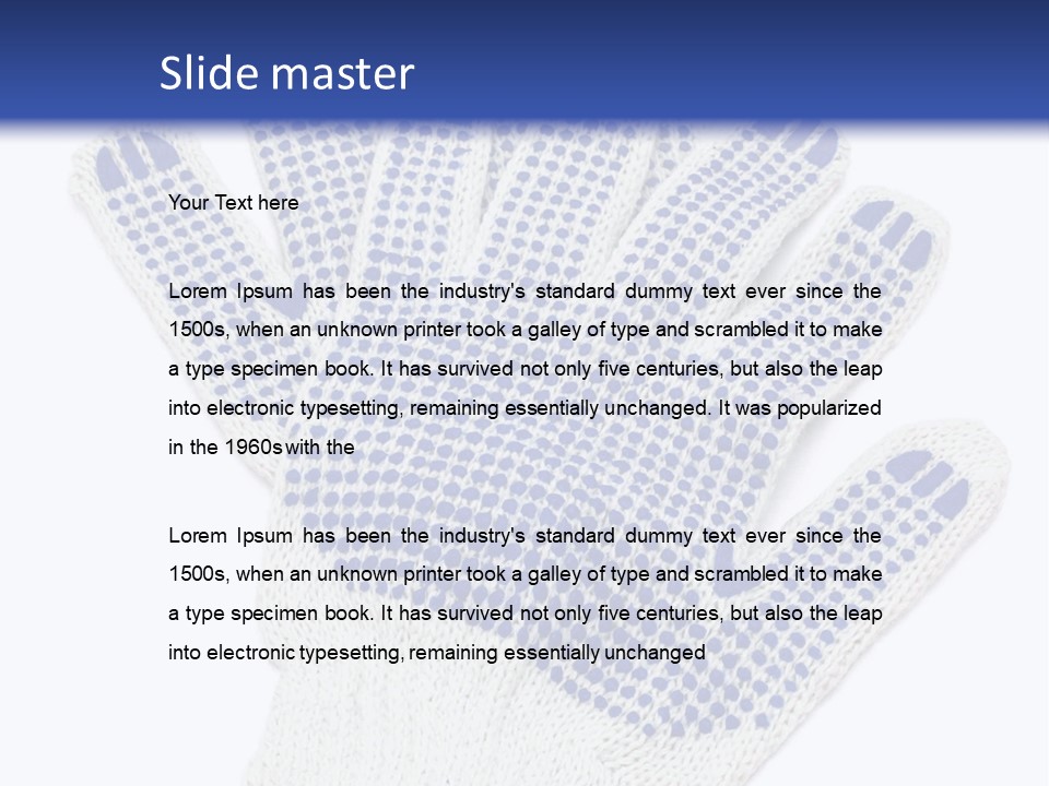 Rubber Background Studs PowerPoint Template