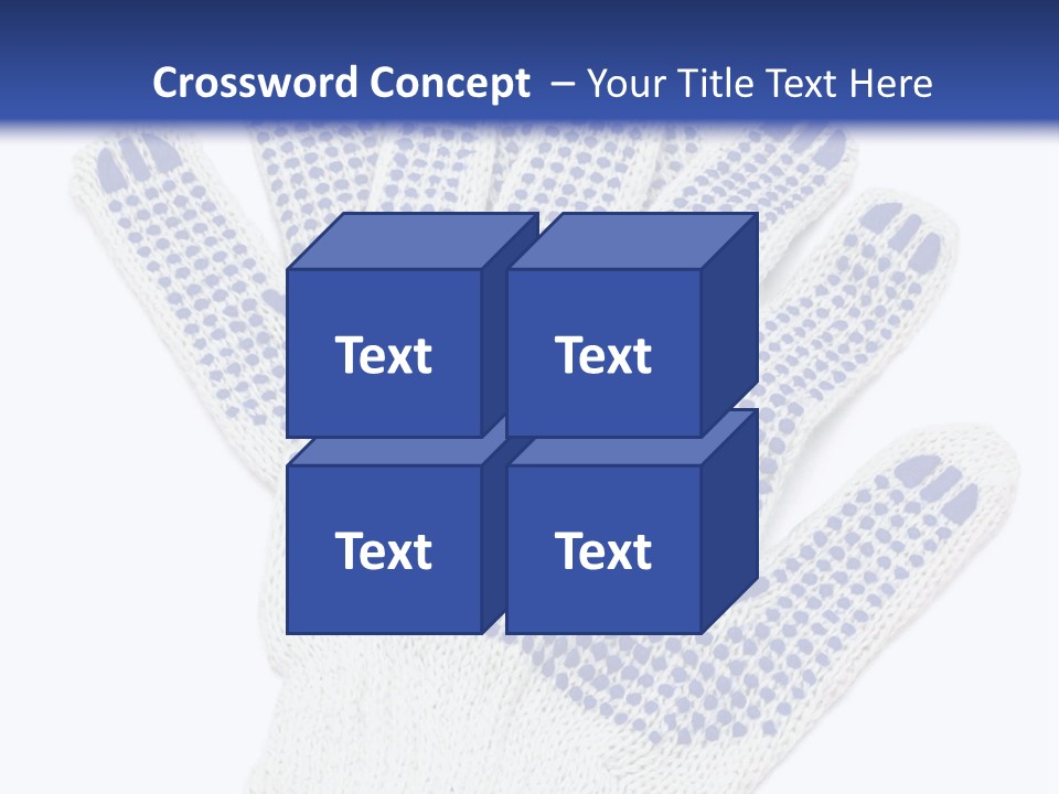 Rubber Background Studs PowerPoint Template