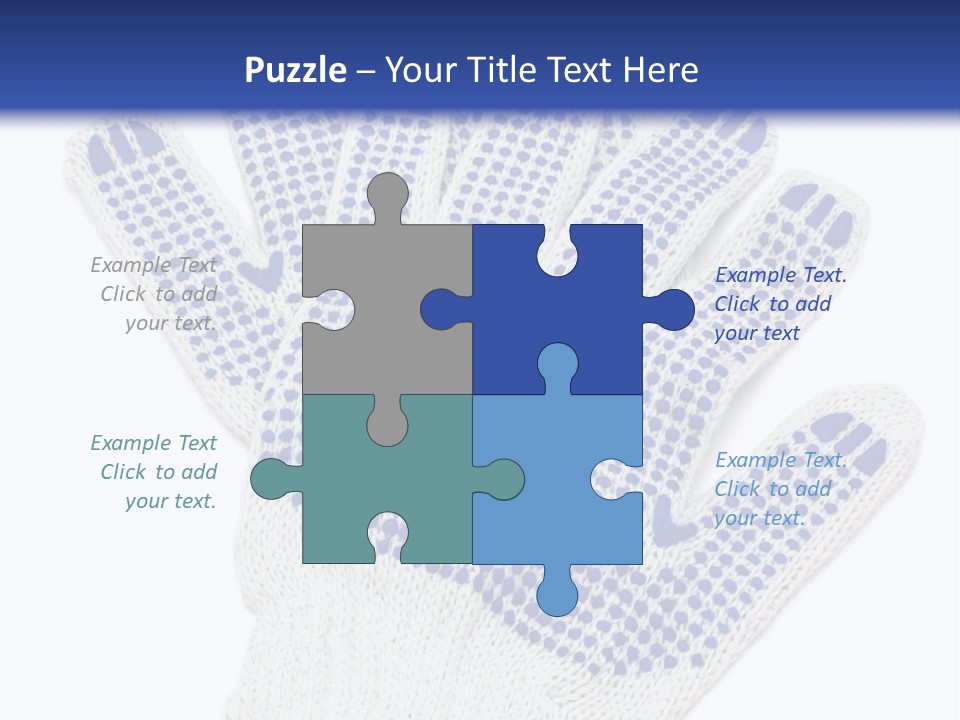 Rubber Background Studs PowerPoint Template